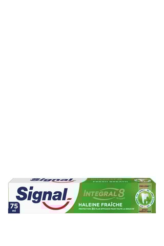 6 x Dentifrice Intégral 8 Haleine Fraîche Prebiotic - Signal - 75 ml