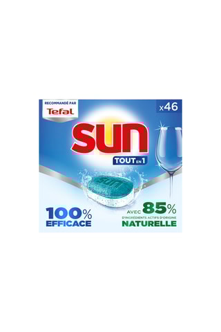 3 x 	Tablettes lave-vaisselle Sun Tout-en-1 Regular Ecolabel - 46 lavages	