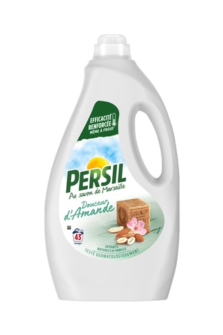 5 x Lessive Persil Douceur d'amande - Savon de Marseille - 43 lavages