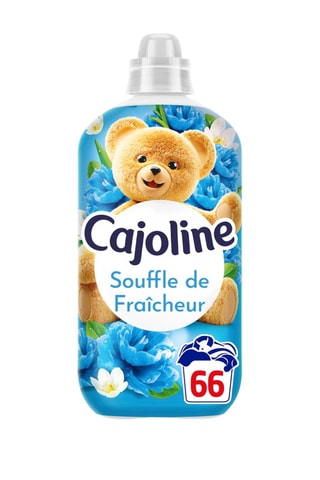 6 x Adoucissant Cajoline Créations - Souffle de Fraîcheur - 66 lavages