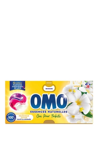 3 x Lessive OMO Oui pour Tahiti - Monoï - 29 lavages