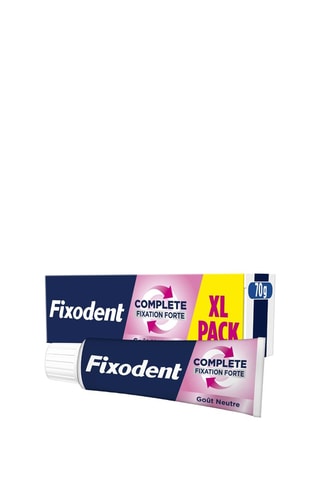 3 x Crème fixative Fixodent Fixation Forte - Goût neutre - 70 g