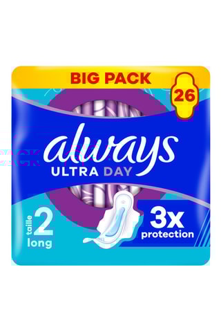 3 x 26 serviettes hygiéniques Always ultra Long plus - Taille 2