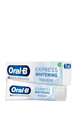 3 x Dentifrice Oral-B 3D White Advanced -Blancheur Express Eclat Frais - 75 ml