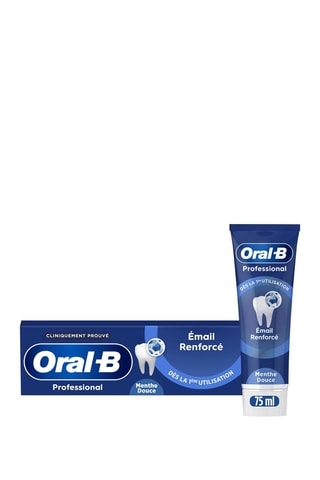 3 x Dentifrice Oral-B Professional Email renforcé - Menthe Douce - 75 ml
