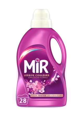 8 x Mir lessive couleurs - explosion florale - 28 lavages