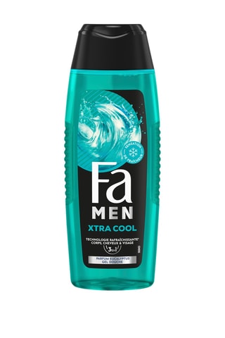 12 x Gel shampooing-douche extrême cool fa men - 250 ml