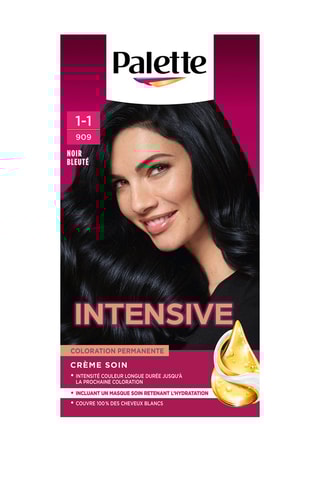 3 x Crème colorante Schwarzkopf - Noir bleuté 909