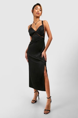 Abito midi - Nero