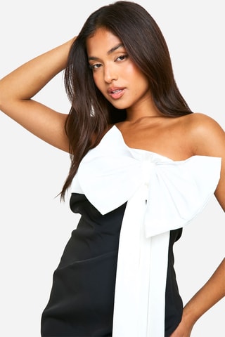 Abito bustier - Nero