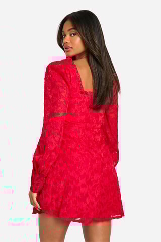 Abito a campana - Rosso