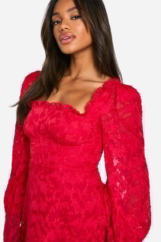 Abito a campana - Rosso