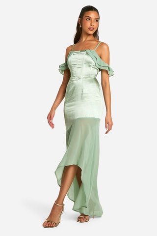 Abito lungo - Verde acqua