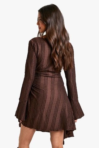 Abito taglio dritto - Marrone