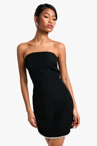 Abito bustier - Nero