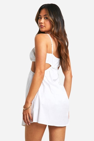 Abito a trapezio - Bianco