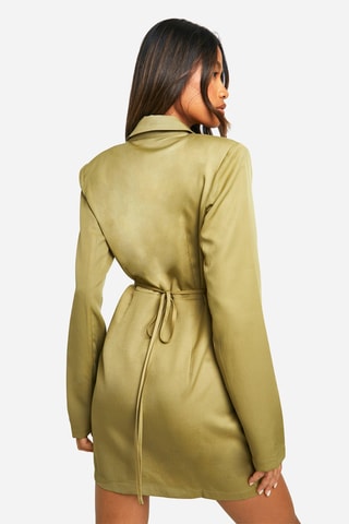 Abito a trapezio - Kaki