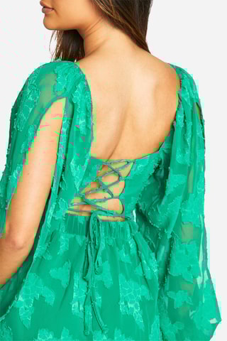 Abito a campana - Verde