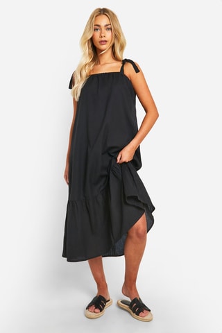 Abito taglio dritto - Nero