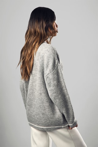 Cardigan - Grigio chiaro melange