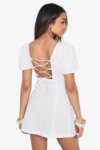 Abito taglio dritto - Bianco