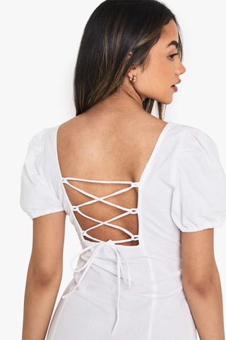 Abito taglio dritto - Bianco