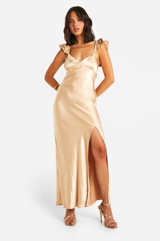 Abito taglio dritto - Beige