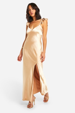 Abito taglio dritto - Beige