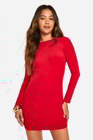 Abito a tubino - Rosso