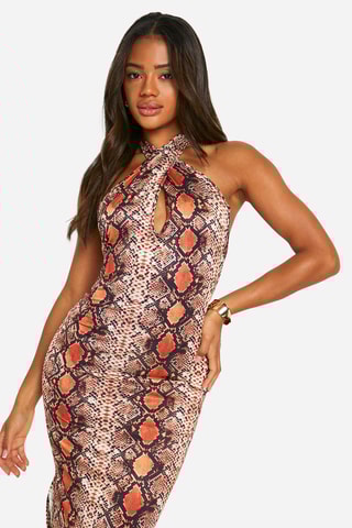 Abito lungo - Marrone