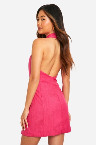 Abito taglio dritto - Fucsia