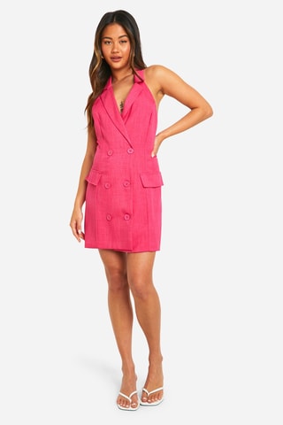 Abito taglio dritto - Fucsia