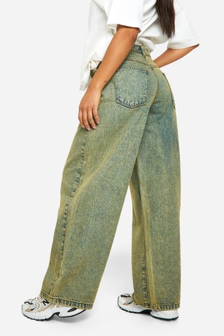 Jeans boyfriend - Verde oliva