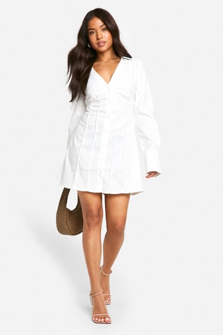 Abito a camicia - Bianco