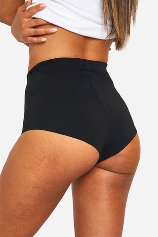 Culotte a vita alta - Nero