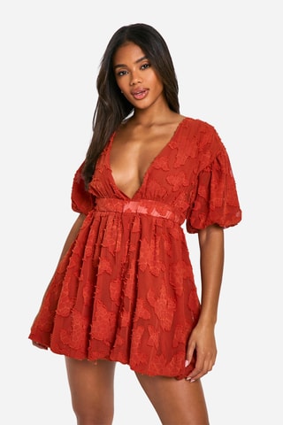 Abito a palloncino - Rosso