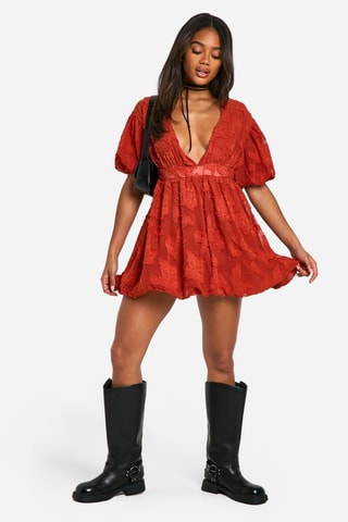 Abito a palloncino - Rosso