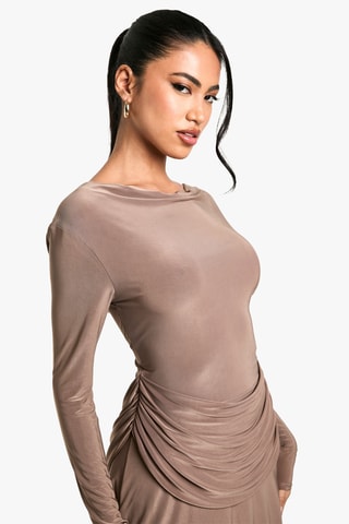 Abito a campana - Taupe