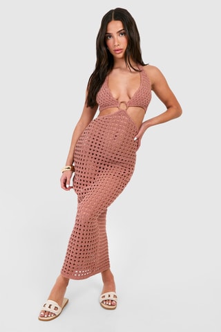 Abito lungo - Marrone