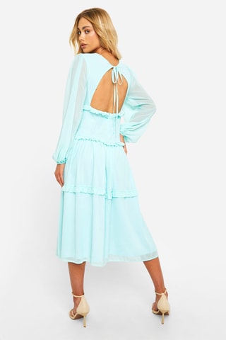 Abito a campana - Turchese