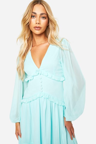 Abito a campana - Turchese