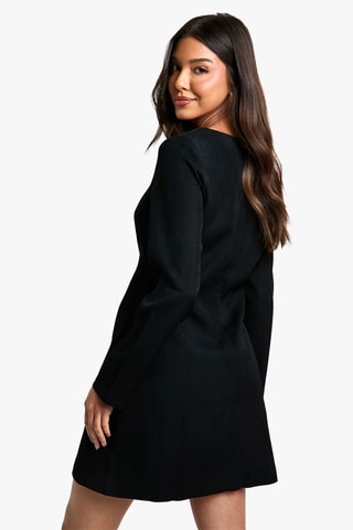 Abito taglio dritto - Nero