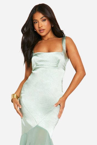 Abito lungo - Verde acqua