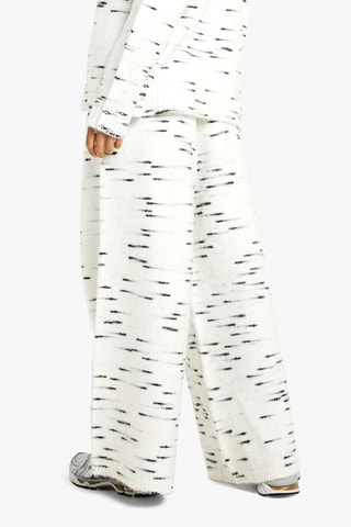 Pantaloni wide legs - Ecrù