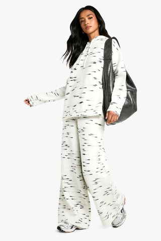 Pantaloni wide legs - Ecrù