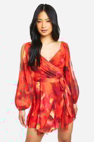 Abito a campana - Rosso