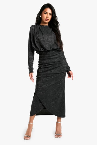 Abito taglio dritto - Nero