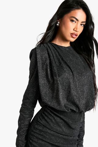 Abito taglio dritto - Nero