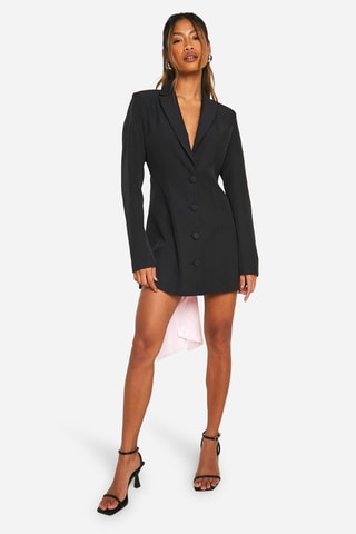 Abito taglio dritto - Nero