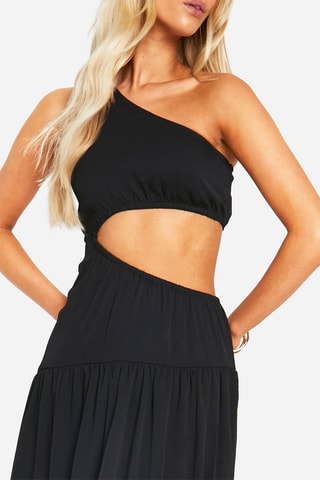 Abito asimmetrico - Nero